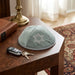 Velvet Kippah with Embroidery Size 4- Light Green