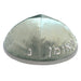 Velvet Kippah with Embroidery Size 4 - Gray