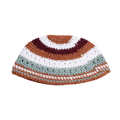 Frik Kippah 22cm- Red and White
