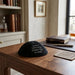 Ultra Suede Kippah 19 cm, with Pin Spot - Black