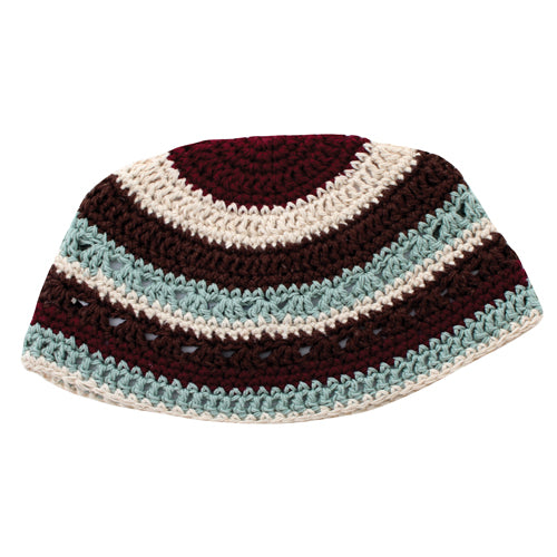 Frik Kippah 22 cm- Striped Design