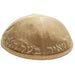 Velvet Kippah "Art-man" with Embroidery Size 3- Gold