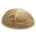 Velvet Kippah "Art-man" with Embroidery Size 3- Gold
