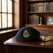 Black Ultra Suede Kippah 19 cm with Pin Spot