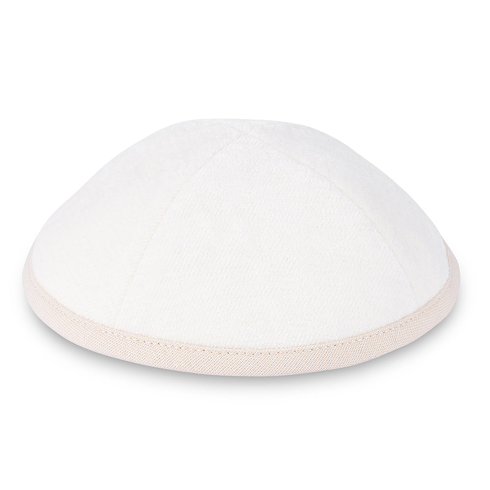 Fabric Kippah 19 cm - Gray