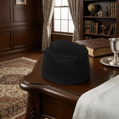 Black Sleeping Kippah 22 cm