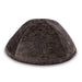 Fabric Kippah "Art-man" with Embroidery Size 4- Dark Gray