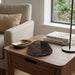 Fabric Kippah "Art-man" with Embroidery Size 4- Dark Gray