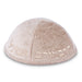 Fabric Kippah "Art-man" with Embroidery Size 4- Off-white