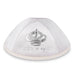 Velvet Kippah "Art-man" with Embossed Letters Size 4- Pearl - Gold