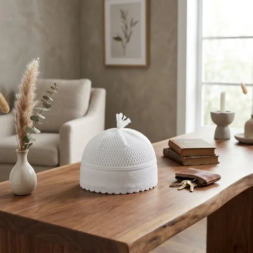 Frik Kippah 24 Cm- White