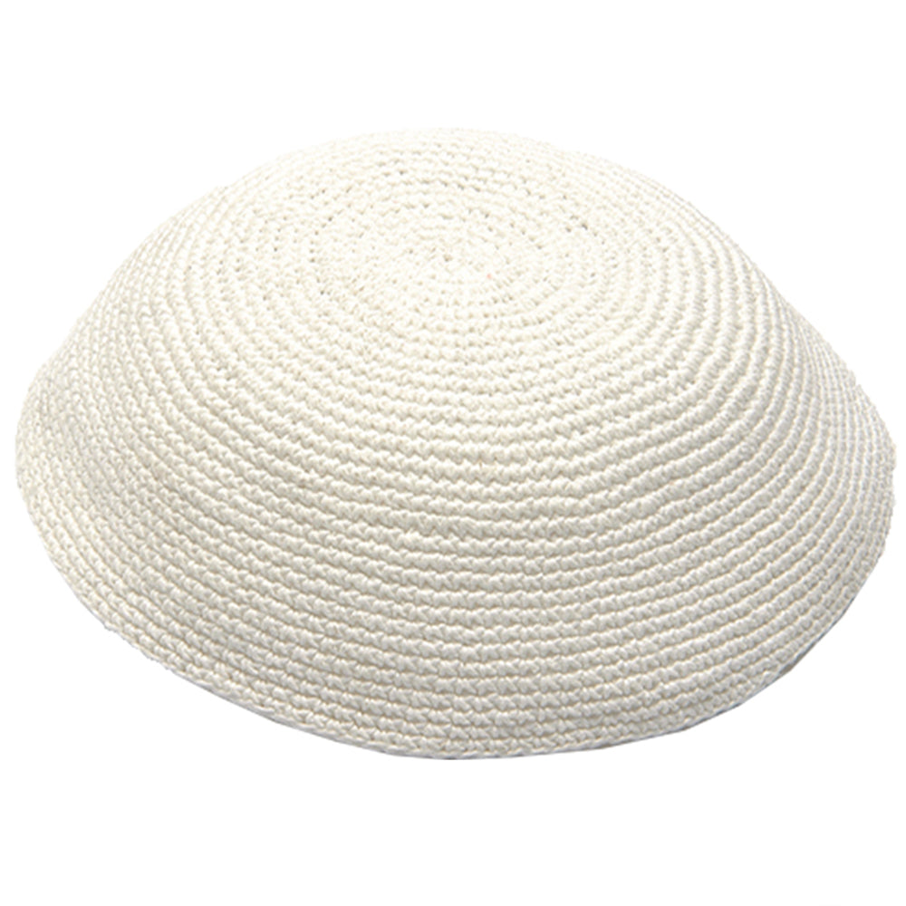 C Dmc Kippah 17 cm -White