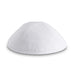Linen Artman Kippah 20 cm- White