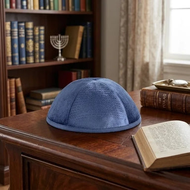 Velvet Kippah with Embroidery Size 3
