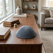 Elegant Fabric Kippah, 17 cm - Gray