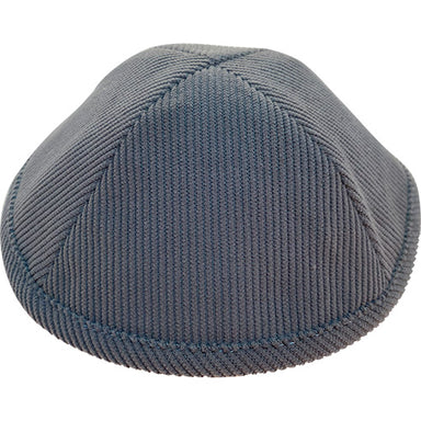 Elegant Fabric Kippah, 19 cm - Gray