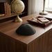 Elegant Black Fabric Kippah, 17 cm