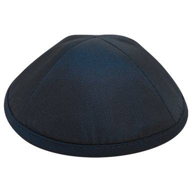 Elegant Dark Blue Kippah Size 3 18 cm