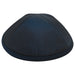Elegant Dark Blue Kippah Size 3 18 cm