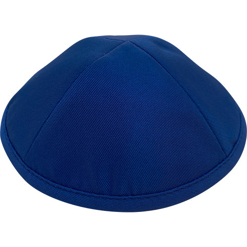 Elegant Blue Kippah Size 2 17.5 cm