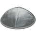 Velvet Kippah 17 cm- Gray