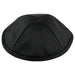 Fabric Kippah Size 4, 20 cm- Glossy Black - Matte