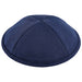 Fabric Kippah Size 2, 17.5 cm- Glossy Blue - Dark Blue
