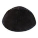 Velvet "Mofet" Kippah- Black, Size 3 19 cm- 4 Parts Without Rim