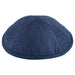 Fabric Kippah Size 3, 18.5 cm- Blue