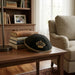 Ultra Suede Kippah 19 cm, with Pin Spot - Black