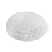 Knitted Kippah 17 cm- White