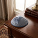 Velvet Kippah with Embroidery Size 4- Blue