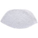 Fabric Frik Kippah 22 cm- Sheer White