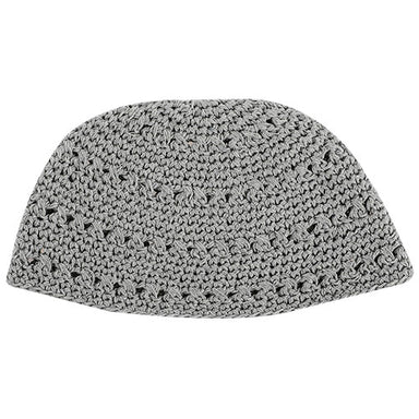 Frik Kippah 22 cm- Gray with Holes - Dark Gray