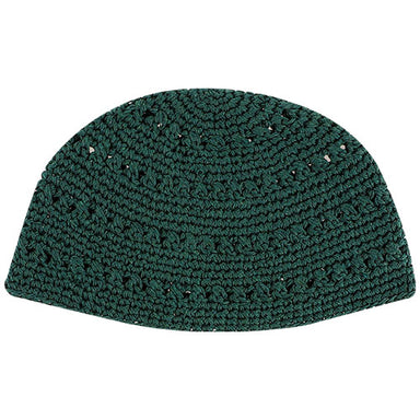 Frik Kippah 22 cm- Green with Holes