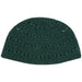 Frik Kippah 22 cm- Green with Holes