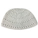 Frik Kippah 24 cm- White with Holes