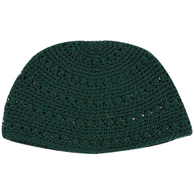Frik Kippah 24 cm- Green with Holes