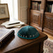 Velvet Kippah with Embroidery Size 3- Green