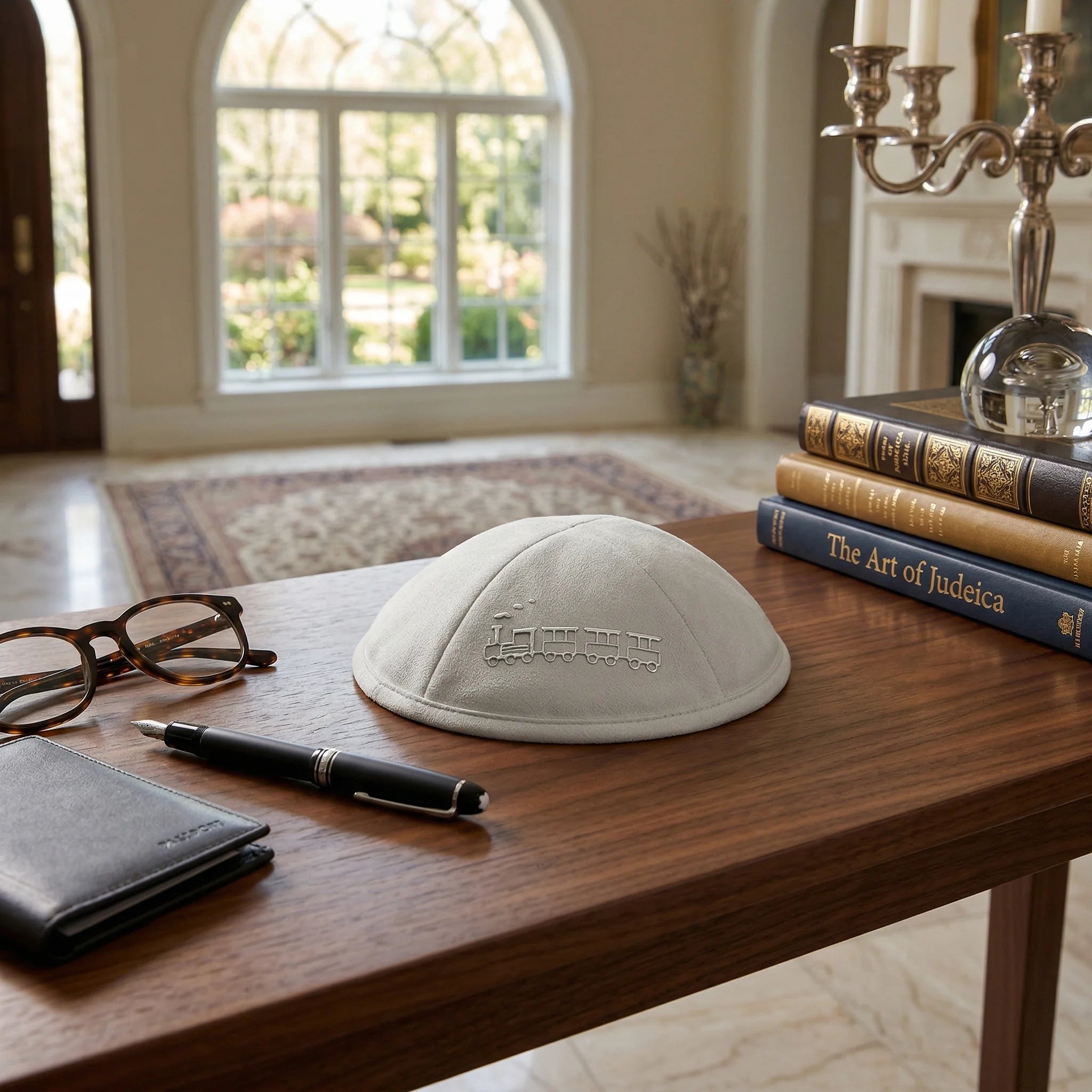 Ultra Suede Kippah 17 cm