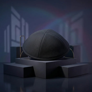 Fabric Kippah Size 6- Dark Blue