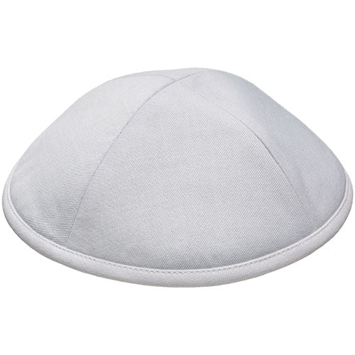 Fabric Kippah "Artman" 19 cm- White