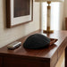 Corduroy Kippah "Artman" 16 cm- Black