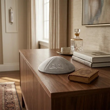 Ultra Suede Kippah 17 cm