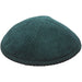 Corduroy Kippah "Artman" 16 cm- Green