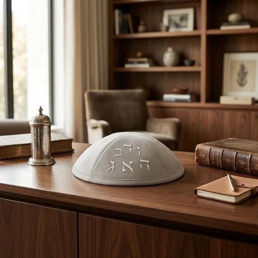 Ultra Suede Kippah 17 cm