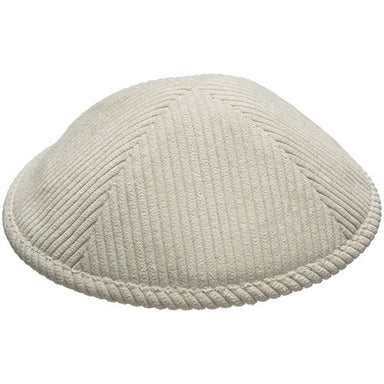 Corduroy Kippah "Artman" 16 cm- Off White