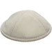 Corduroy Kippah "Artman" 16 cm- Off White