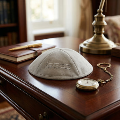Ultra Suede Kippah 17 cm