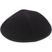 Corduroy Kippah "Artman" 18 cm- Back - Black